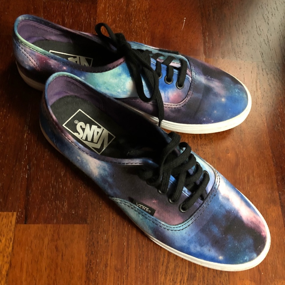 Galaxy print Vans